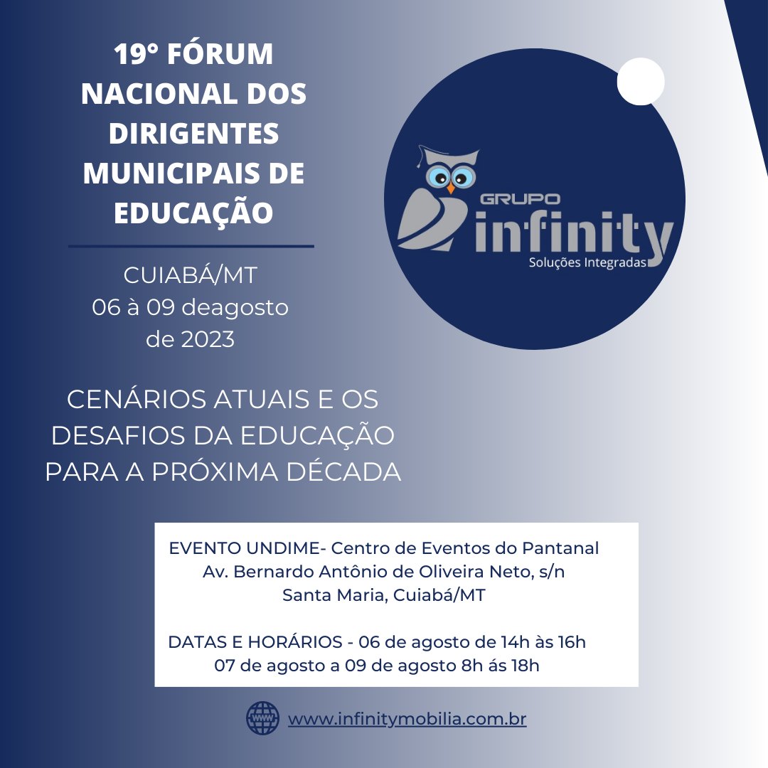 19° Fórum Nacional dos Dirigentes Municipais de Educação