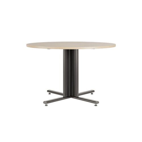Mesa Reunião Redonda Pé Metálico