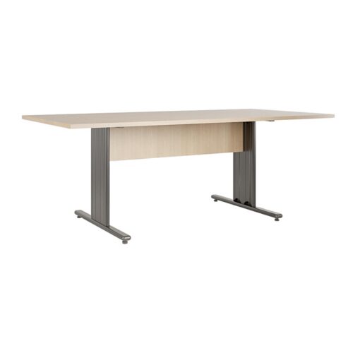 Mesa Reunião Retangular Pé Metálico